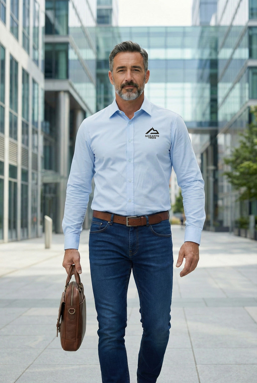 Chemise Soixante-Trois design brodé