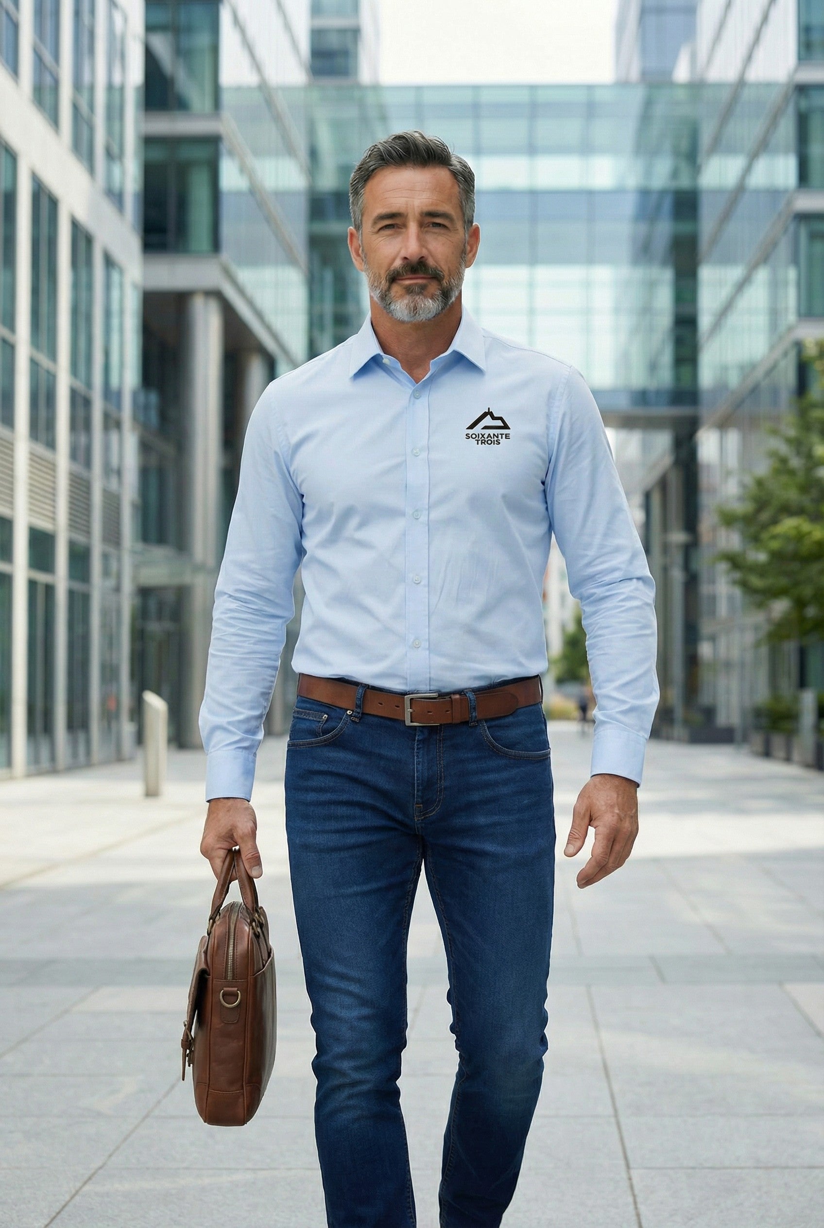 Chemise Soixante-Trois design brodé