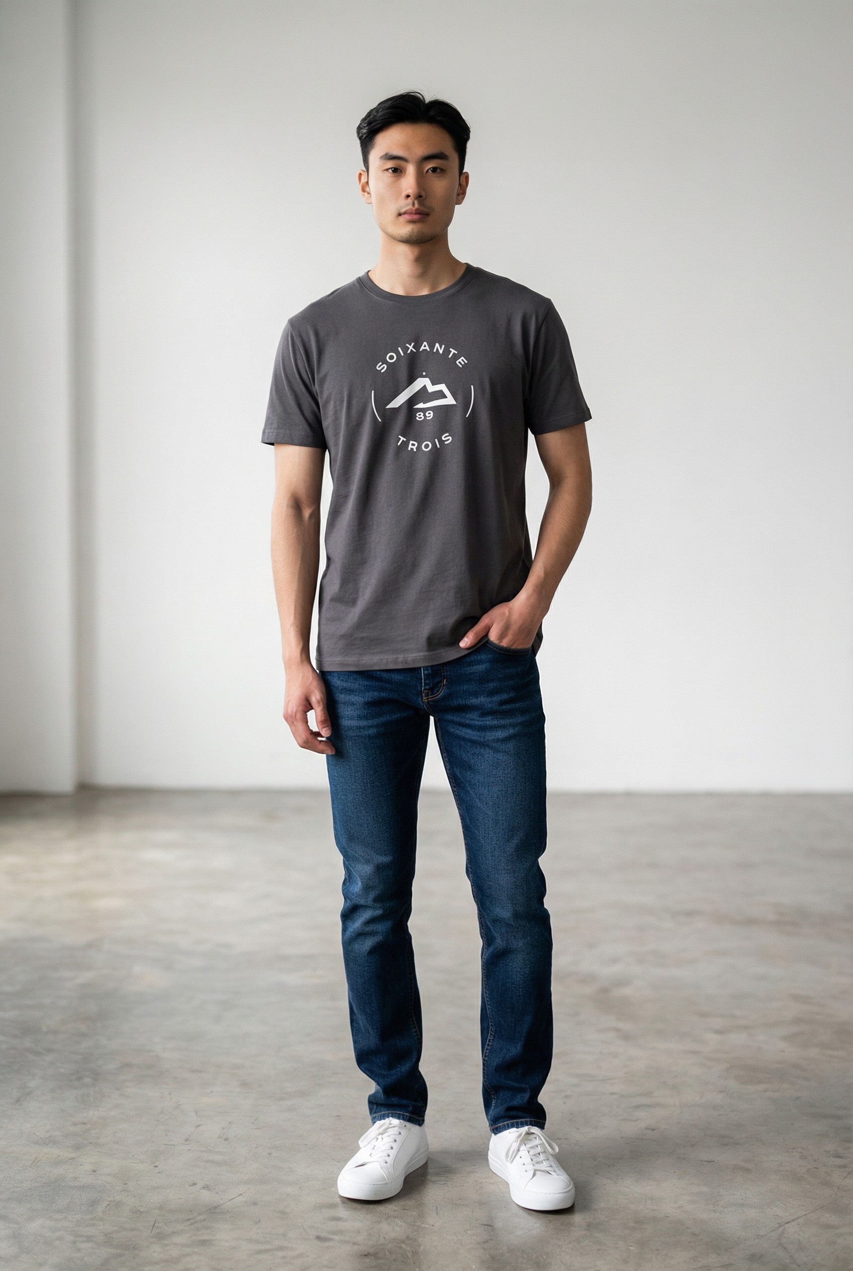 T-shirt Soixante-Trois design rond