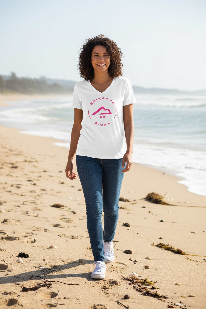 T-shirt Femme Soixante-Trois design rond