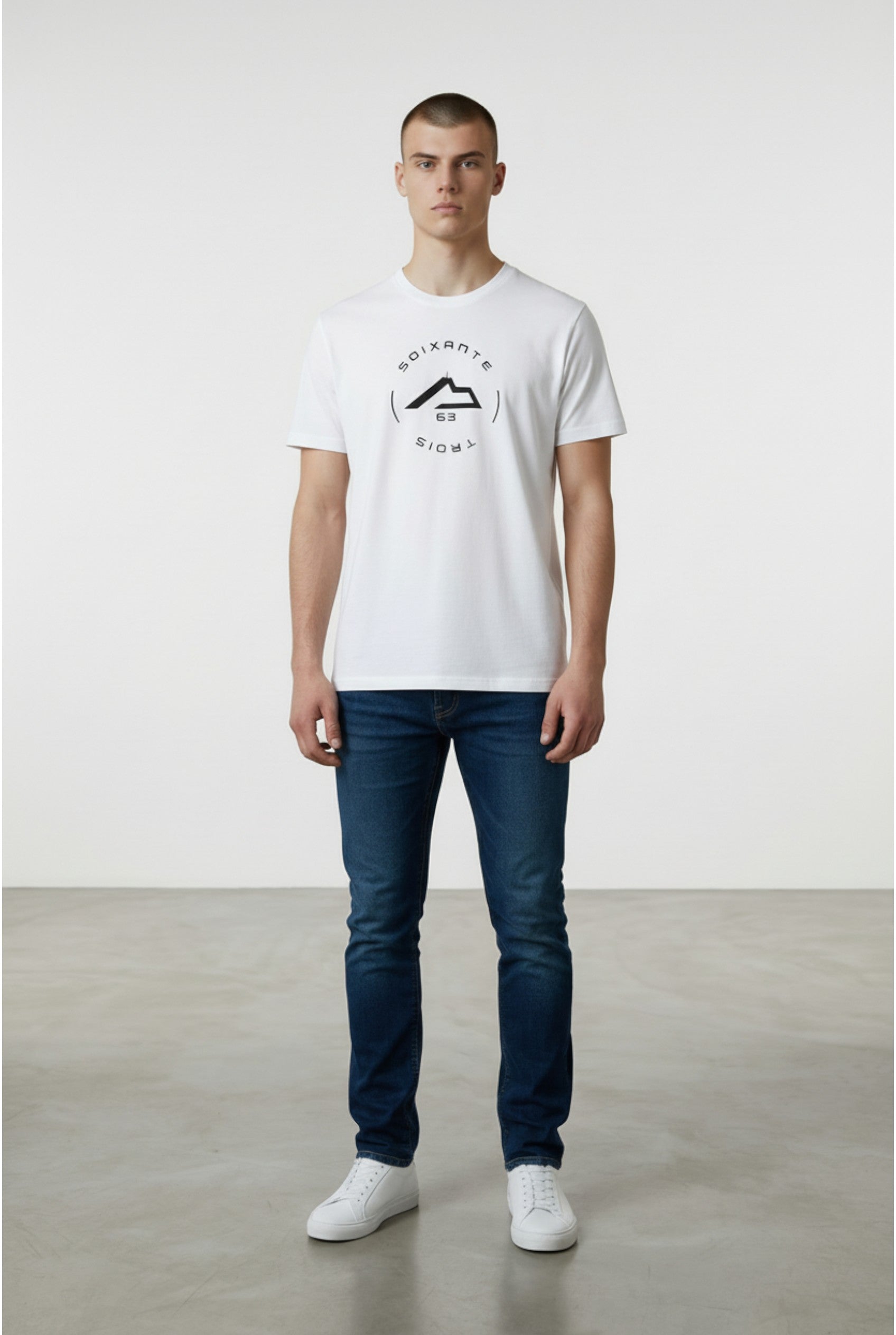 T-shirt Soixante-Trois design rond
