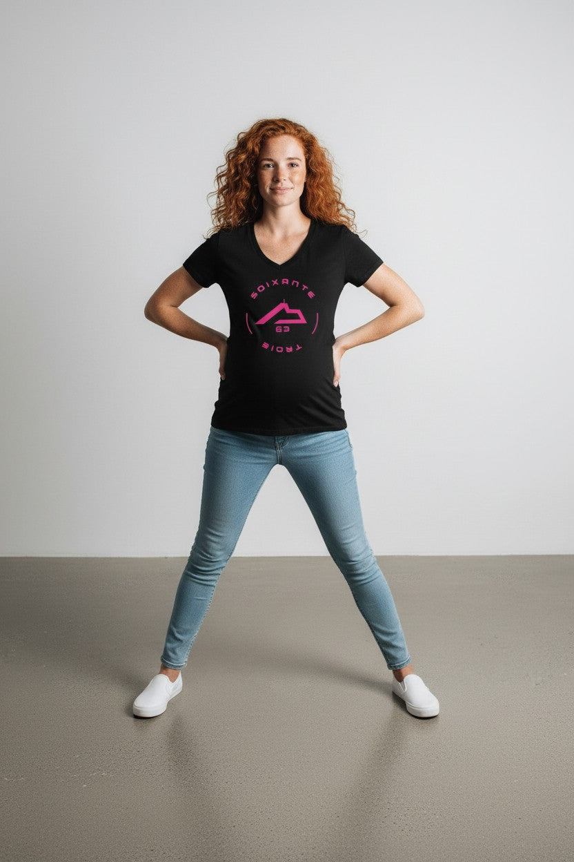 T-shirt Femme Soixante-Trois design rond