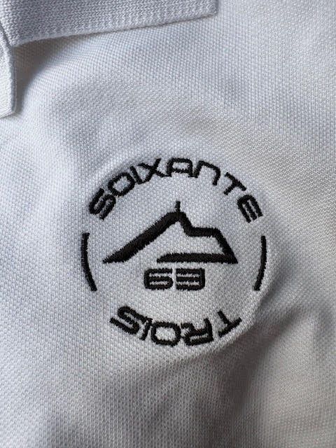Polo Soixante-Trois design brodé