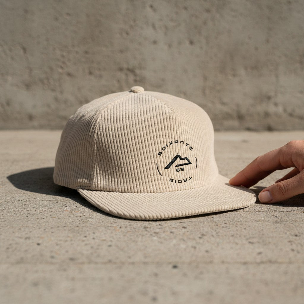 Casquette velours côtelé