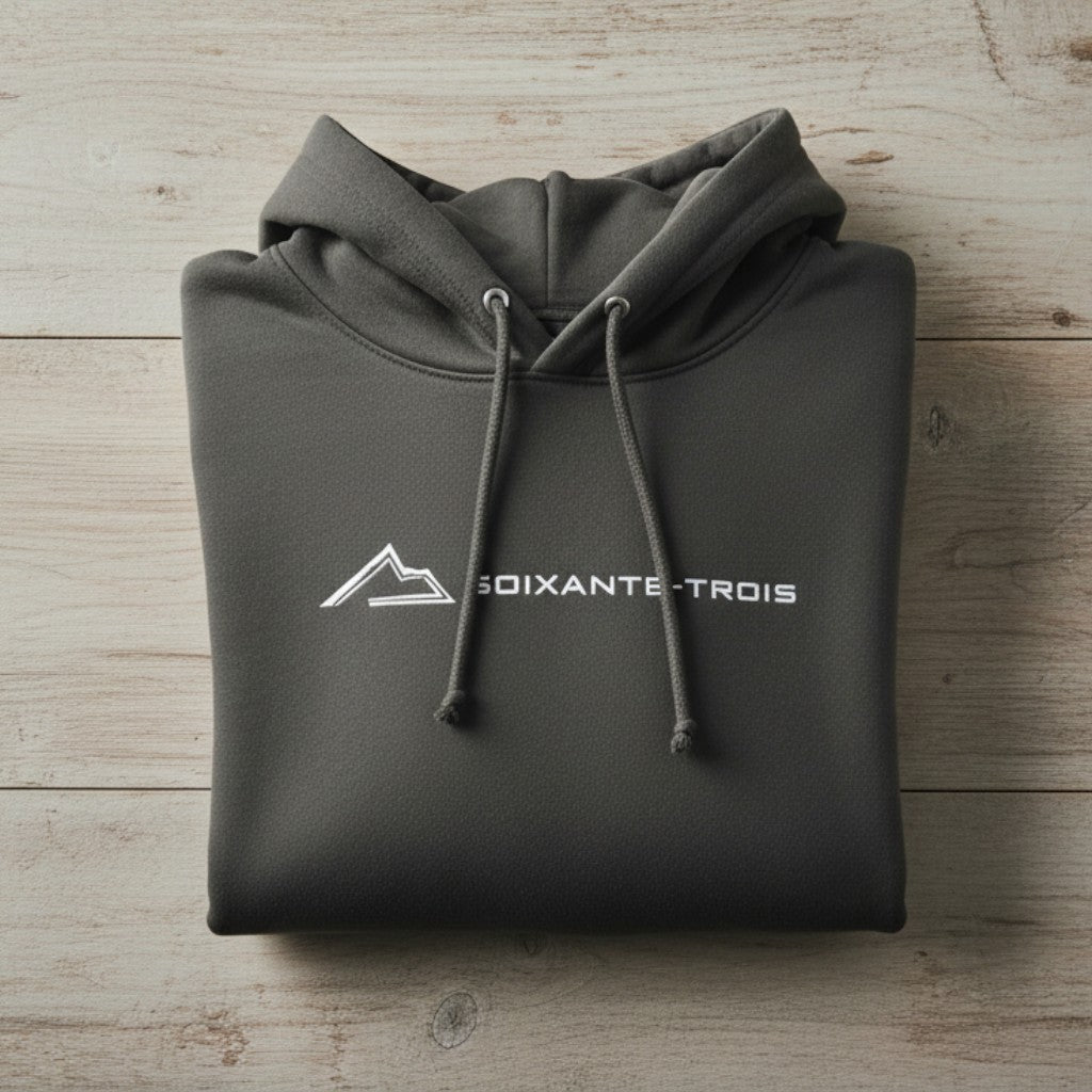 Sweat à capuche Soixante-Trois design standard ligne